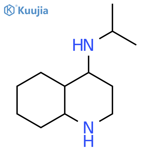 4-Quinolinamine, decahydro-N-(1-methylethyl)- structure