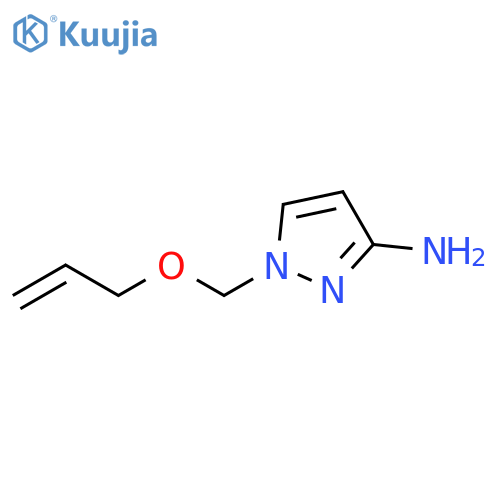 1H-Pyrazol-3-amine, 1-[(2-propen-1-yloxy)methyl]- structure