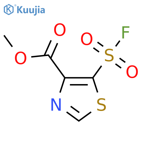 Methyl 5-(fluorosulfonyl)-1,3-thiazole-4-carboxylate structure