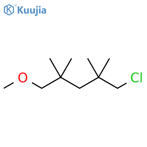 Pentane, 1-chloro-5-methoxy-2,2,4,4-tetramethyl- structure