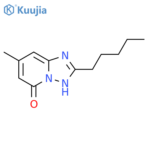 7-methyl-2-pentyl-1,2,4triazolo1,5-apyridin-5-ol structure