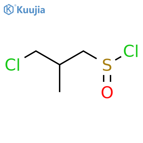 3-Chloro-2-methylpropane-1-sulfinyl chloride structure