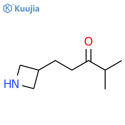 3-Pentanone, 1-(3-azetidinyl)-4-methyl- structure