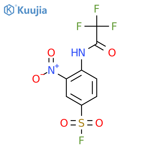 3-Nitro-4-(trifluoroacetamido)benzene-1-sulfonyl fluoride structure