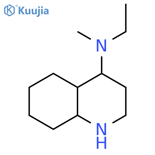 4-Quinolinamine, N-ethyldecahydro-N-methyl- structure