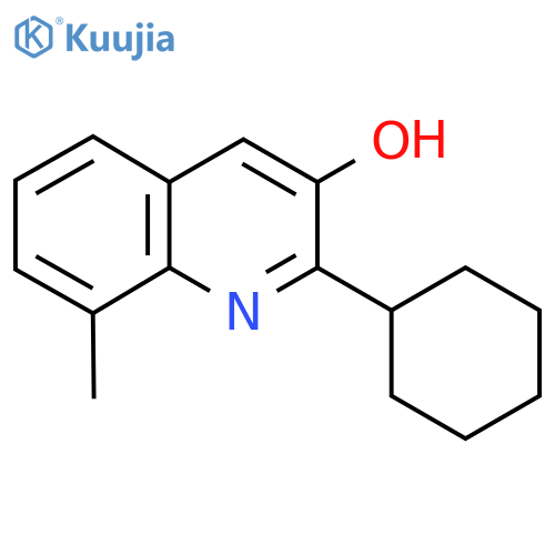 2-Cyclohexyl-8-methylquinolin-3-ol structure