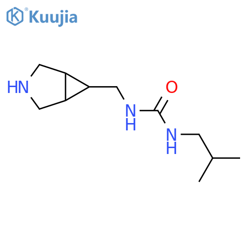 1-({3-Azabicyclo[3.1.0]hexan-6-yl}methyl)-3-(2-methylpropyl)urea structure