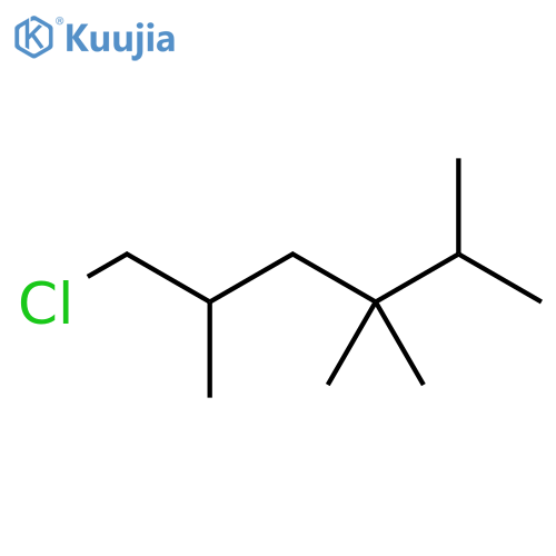 Hexane, 1-chloro-2,4,4,5-tetramethyl- structure