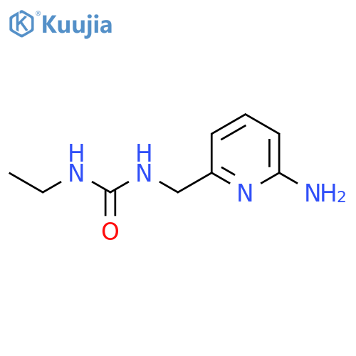 1-[(6-Aminopyridin-2-yl)methyl]-3-ethylurea structure