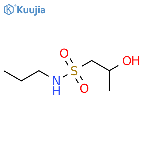 2-hydroxy-N-propylpropane-1-sulfonamide structure