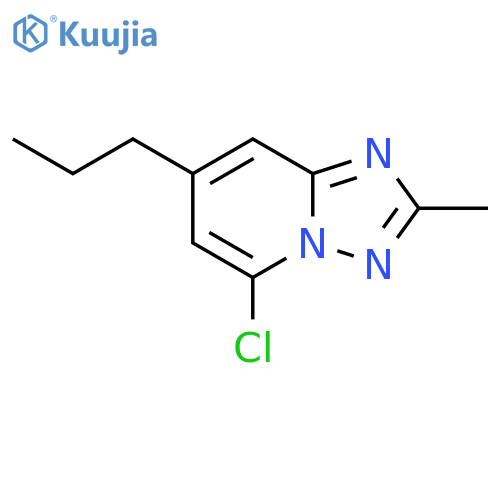 5-chloro-2-methyl-7-propyl-1,2,4triazolo1,5-apyridine structure