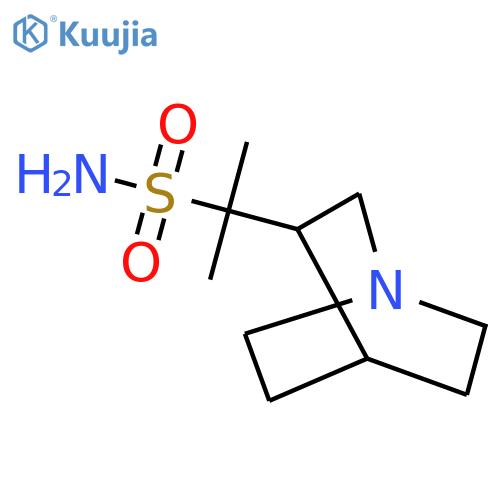 2-{1-azabicyclo2.2.2octan-3-yl}propane-2-sulfonamide structure
