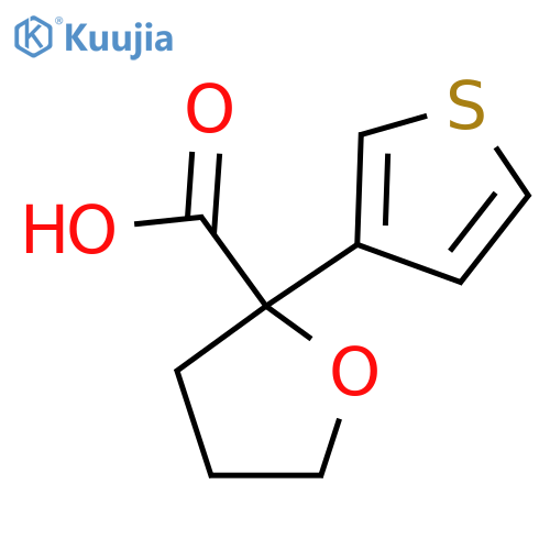 2-(thiophen-3-yl)oxolane-2-carboxylic acid structure