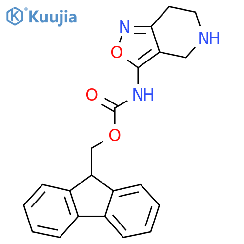 (9H-fluoren-9-yl)methyl N-{4H,5H,6H,7H-1,2oxazolo4,3-cpyridin-3-yl}carbamate structure