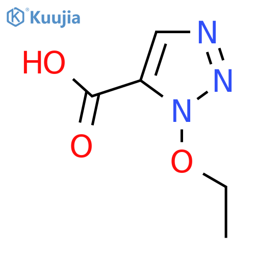 1-ethoxy-1H-1,2,3-triazole-5-carboxylic acid structure