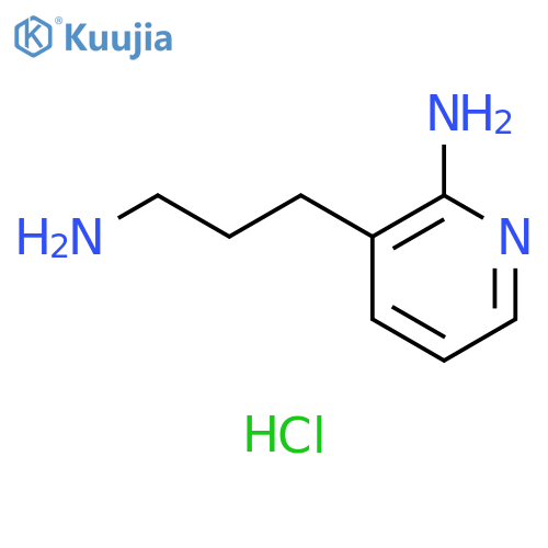 3-(3-aminopropyl)pyridin-2-amine dihydrochloride structure