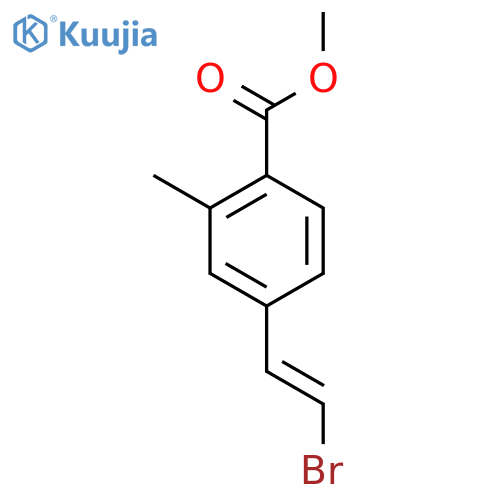 Methyl 4-(2-bromoethenyl)-2-methylbenzoate structure