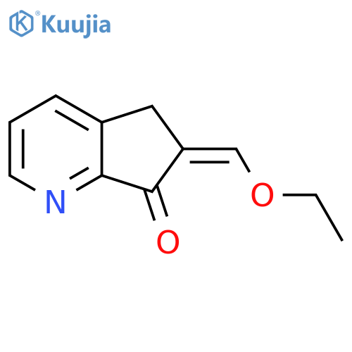6-(ethoxymethylidene)-5H,6H,7H-cyclopentabpyridin-7-one structure