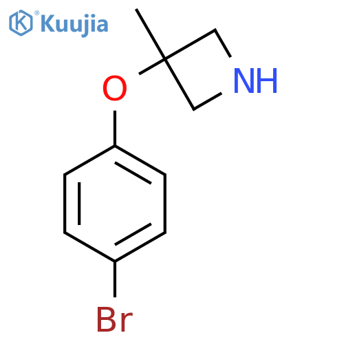 3-(4-bromophenoxy)-3-methylazetidine structure