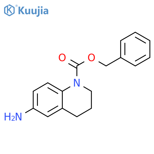 6-Amino-3,4-dihydro-2H-quinoline-1-carboxylic acid benzyl ester structure