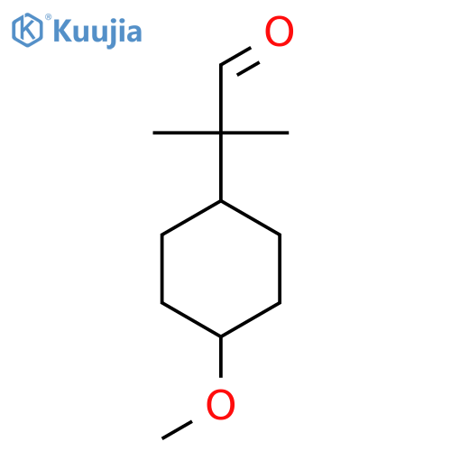 2-(4-methoxycyclohexyl)-2-methylpropanal structure