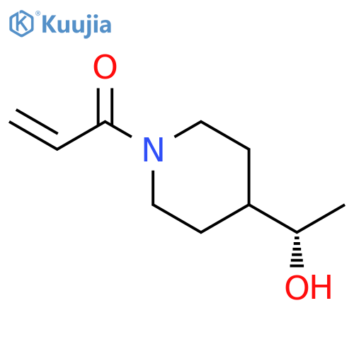 1-{4-(1S)-1-hydroxyethylpiperidin-1-yl}prop-2-en-1-one structure