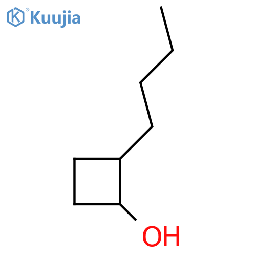 2-Butylcyclobutan-1-ol structure
