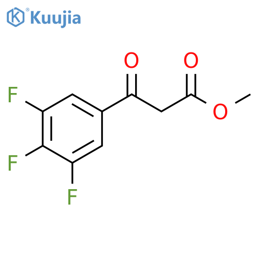 Methyl 3,4,5-trifluoro-β-oxobenzenepropanoate structure