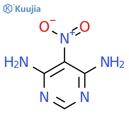 5-nitropyrimidine-4,6-diamine structure