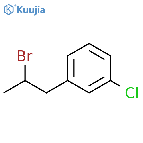 1-(2-bromopropyl)-3-chlorobenzene structure
