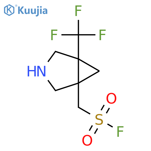 5-(trifluoromethyl)-3-azabicyclo3.1.0hexan-1-ylmethanesulfonyl fluoride structure