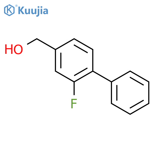 (2-fluoro-1,1'-biphenyl-4-yl)methanol structure