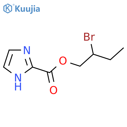 2-bromobutyl 1H-imidazole-2-carboxylate structure