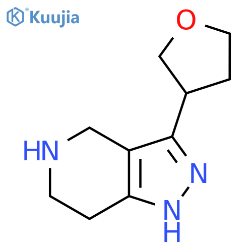 3-(oxolan-3-yl)-2H,4H,5H,6H,7H-pyrazolo4,3-cpyridine structure