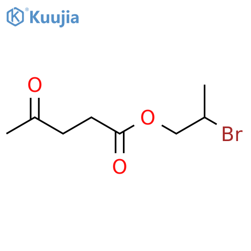 2-bromopropyl 4-oxopentanoate structure
