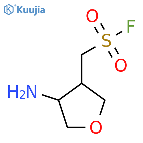 (4-aminooxolan-3-yl)methanesulfonyl fluoride structure