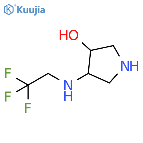 4-(2,2,2-trifluoroethyl)aminopyrrolidin-3-ol structure