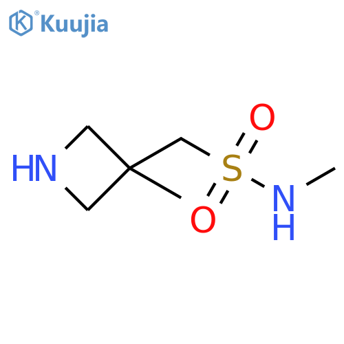 N-methyl-1-(3-methylazetidin-3-yl)methanesulfonamide structure