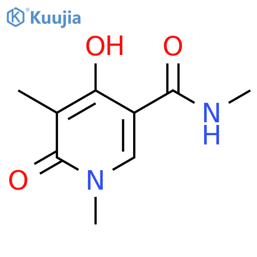 4-Hydroxy-N,1,5-trimethyl-6-oxo-1,6-dihydropyridine-3-carboxamide structure