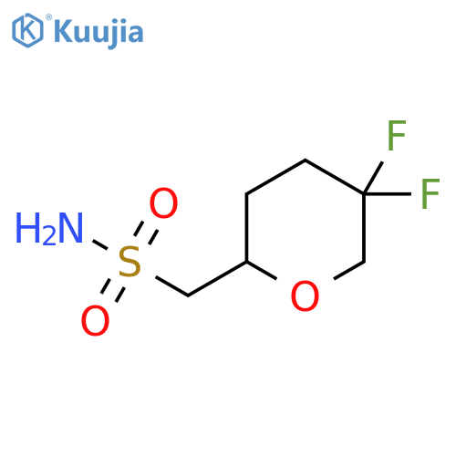 (5,5-Difluorooxan-2-yl)methanesulfonamide structure