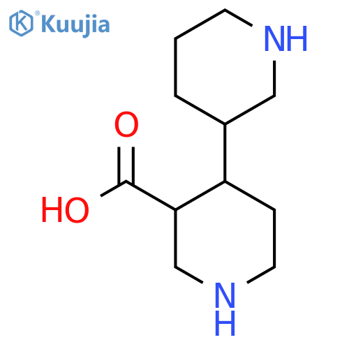 4-(piperidin-3-yl)piperidine-3-carboxylic acid structure