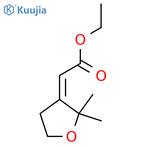 ethyl 2-(3Z)-2,2-dimethyloxolan-3-ylideneacetate structure
