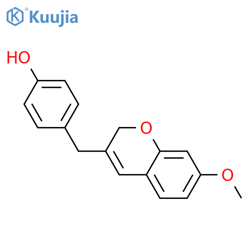 3',4',7-Trihydroxyhomoisoflavene; 3'-Deoxy, 7-Me ether structure