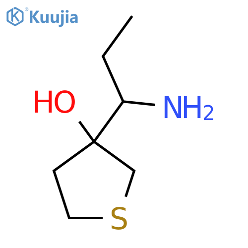 3-(1-Aminopropyl)thiolan-3-ol structure