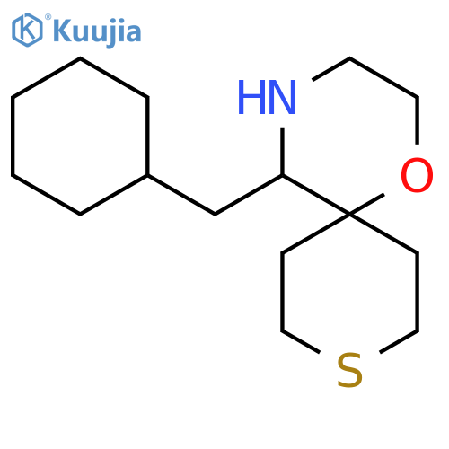5-(cyclohexylmethyl)-1-oxa-9-thia-4-azaspiro5.5undecane structure