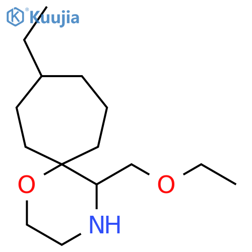 5-(ethoxymethyl)-9-ethyl-1-oxa-4-azaspiro5.6dodecane structure