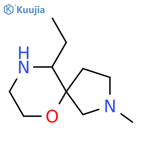 10-ethyl-2-methyl-6-oxa-2,9-diazaspiro4.5decane structure