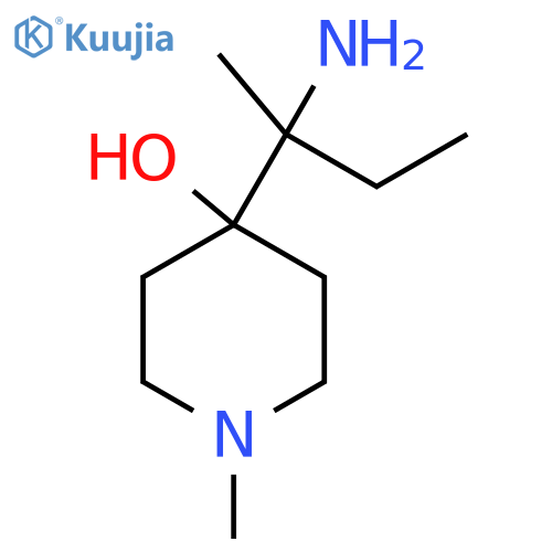 4-(2-Aminobutan-2-yl)-1-methylpiperidin-4-ol structure