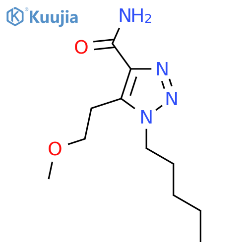 5-(2-methoxyethyl)-1-pentyl-1H-1,2,3-triazole-4-carboxamide structure