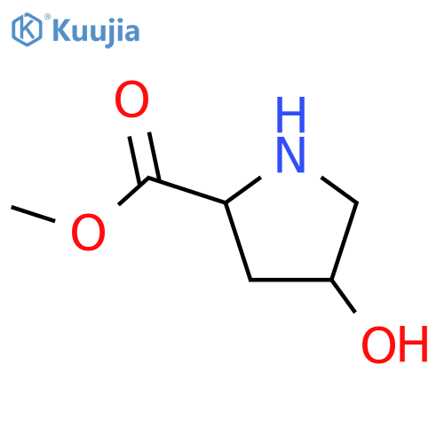 methyl 4-hydroxypyrrolidine-2-carboxylate structure